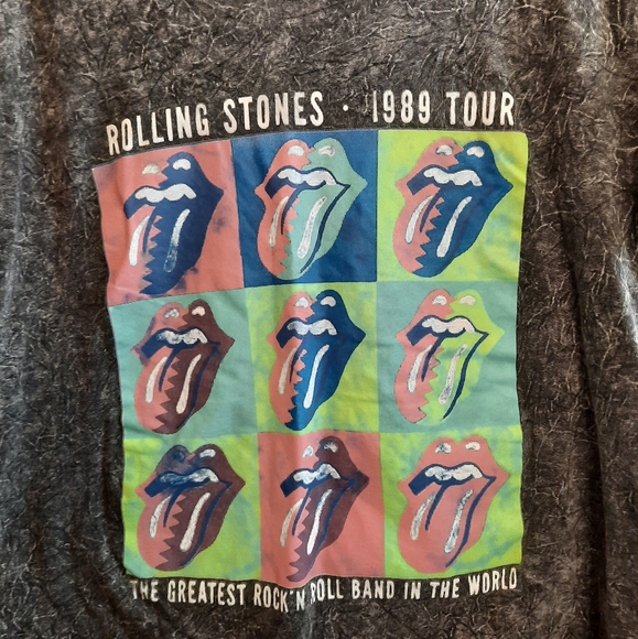 The Rolling Stones Band T-Shirt - 1989 Tour Logo - Picture 5 of 7